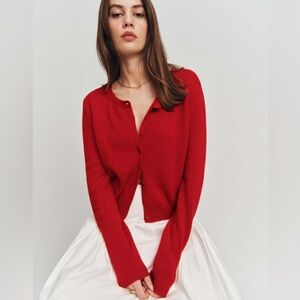 Reformation Clara Cashmere Cardigan (NWOT)